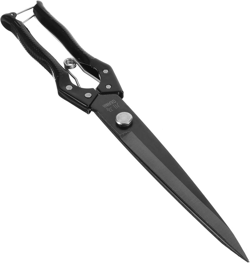 Yardwe مقصات الأغنام البيطرية 13.78 بوصة من الفولاذ الكربوني اليدوي مع مقبض مريح لتشذيب الحيوانات الزراعية بما في ذلك الأغنام والماعز والأبقار - Image 1